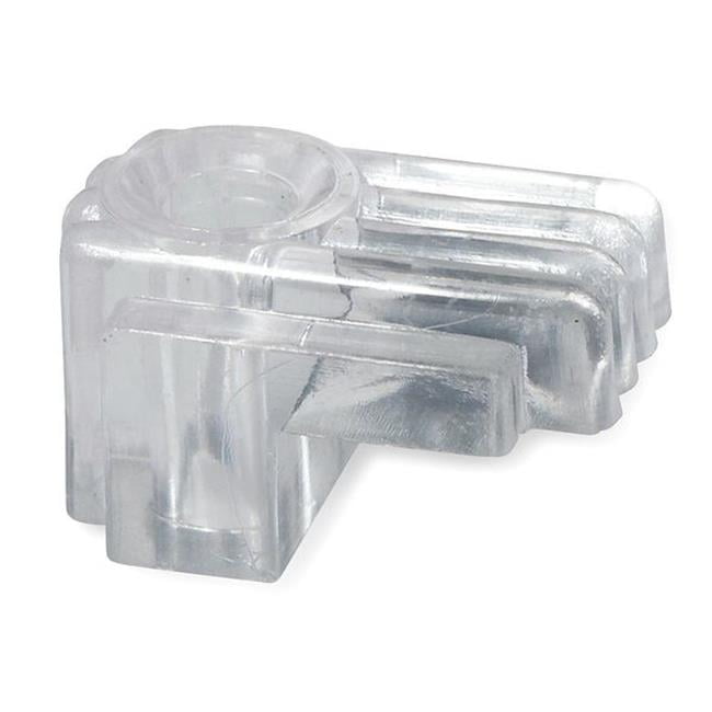 Choice Zoro 1HHL9 0.875 in. Plastic Mirror Clip, Clear - Pack