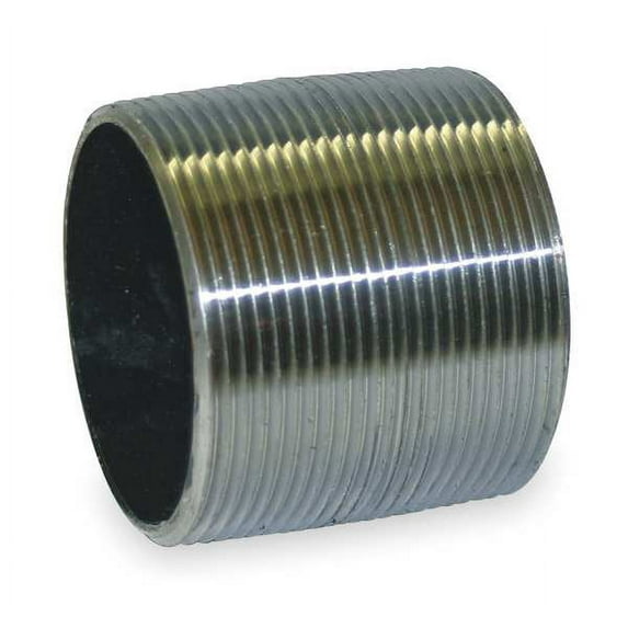 Manufacturer Varies Black Close Pipe Nipple,Threaded,1-1/2 1LMR1
