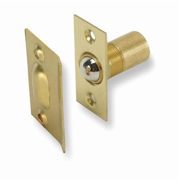 Grab Catch, Pull-to-Open, Roller, Catch/Latch Finish: Brass 1VZW6