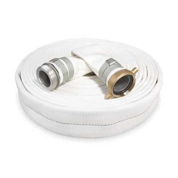 Manufacturer Varies 3" ID x 50 ft Rubber Water Discharge Hose 125 PSI WT 1ZMT6