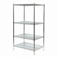 thumbnail image 1 of Wire Shelving Unit, 24"D x 72"W x 85"H, 4 Shelves, Silver 2KPG2, 1 of 1