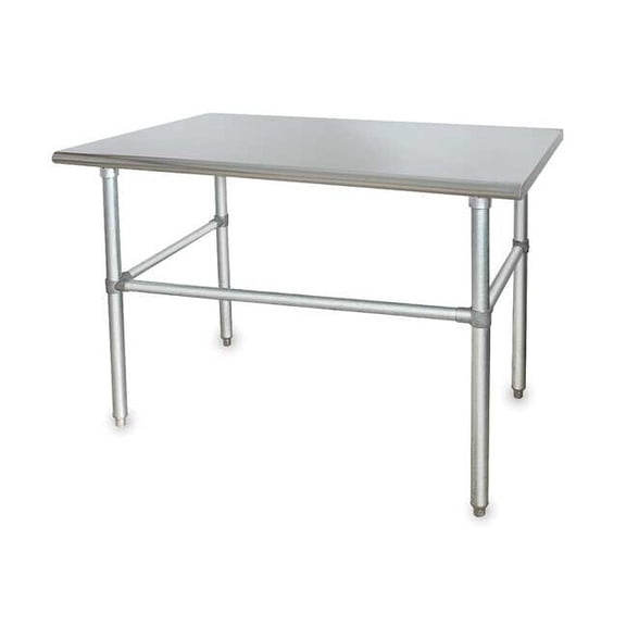 Manufacturer Varies Fixed Work Table,SS,72" W,30" D 2KRE2
