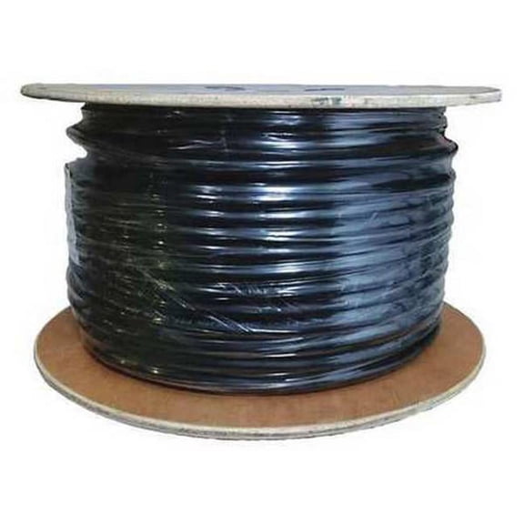 Portable Cord, SOOW, 14 AWG, 4 C, Black, Rubber, Stranded, 600V, Indoor/Outdoor, 100 ft