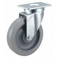 thumbnail image 1 of Manufacturer Varies Plate Caster,Swivel,Rubber,6 3/16"H 400K44, 1 of 1