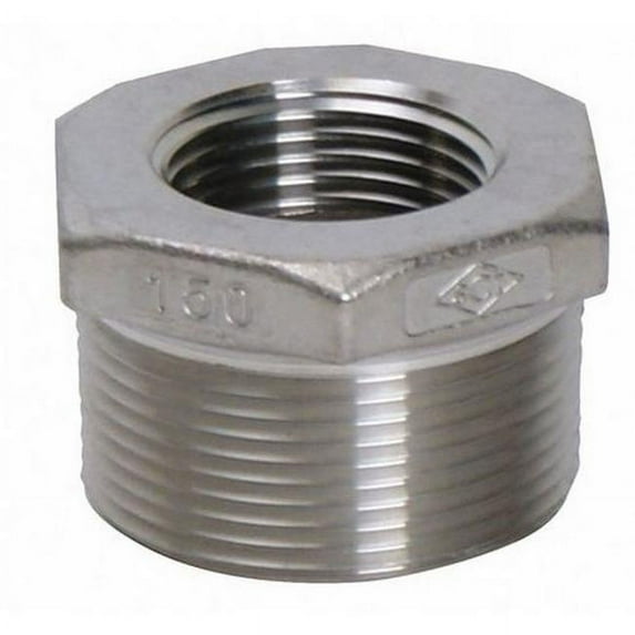 Choice Zoro 4381031520 4 x 3 in. 304 Stainless Steel 150 Threaded Hex Bushing