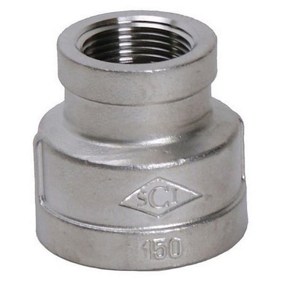 Choice Zoro 4381036330 1 x 0.5 in. Class 150 Threaded 316 Reduce Coupling - Pack of 2