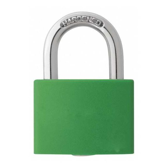 Manufacturer Varies Lockout Padlock,KD,Green,1-7/16"H 48JR23