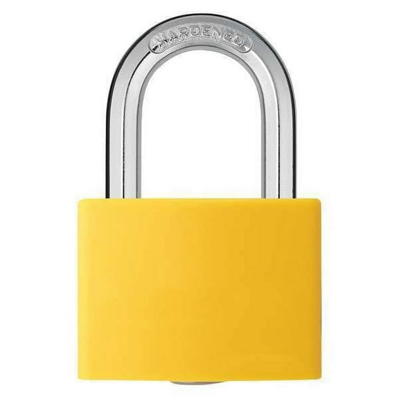 Manufacturer Varies Lockout Padlock,KA,Yellow,2"H,PK6 48JR58