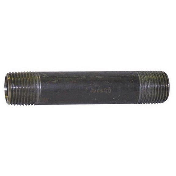 Choice Zoro 5P645 0.38 x 8 in. Threaded Black Pipe Nipple