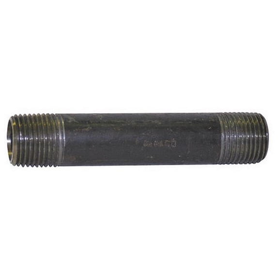 Choice Zoro 5P661 0.5 x 7 in. Threaded Black Pipe Nipple