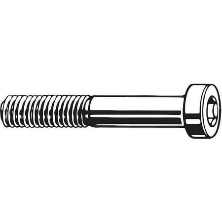 M4-0.70 Socket Head Cap Screw, Socket, Plain 18-8 Stainless Steel, 8 mm Length, 50 PK