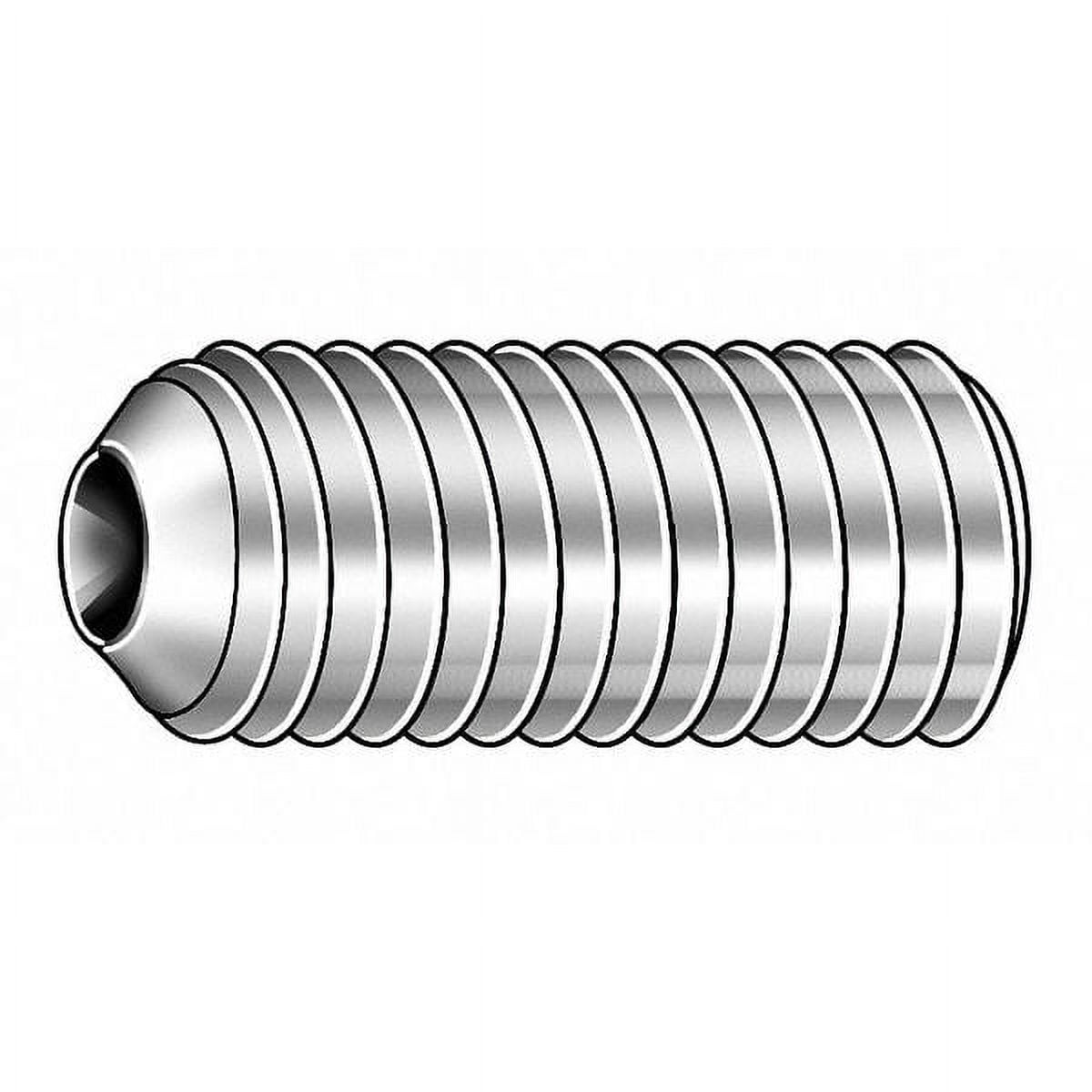 Choice Zoro SDSS0080013CP-PK100 8-32 x 0.125 in. Cup Point Stainless Steel Socket Set Screws, Black Oxide - Pack of 100