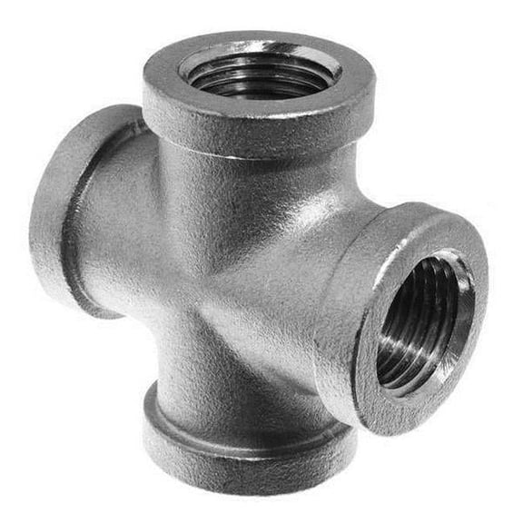 Choice Zoro ZUSA-PF-7491 0.125 in. 316 Stainless Steel Cross, Silver - Class 150