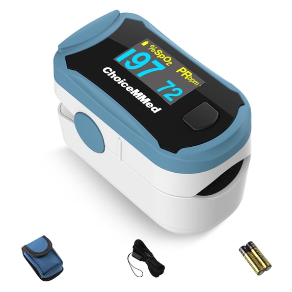 ChoiceMMed C29 Pulse Oximeter Large OLED Screen Fingertip SPO2 Monitor ...