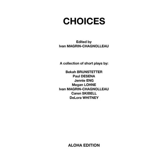 Choices (Paperback)