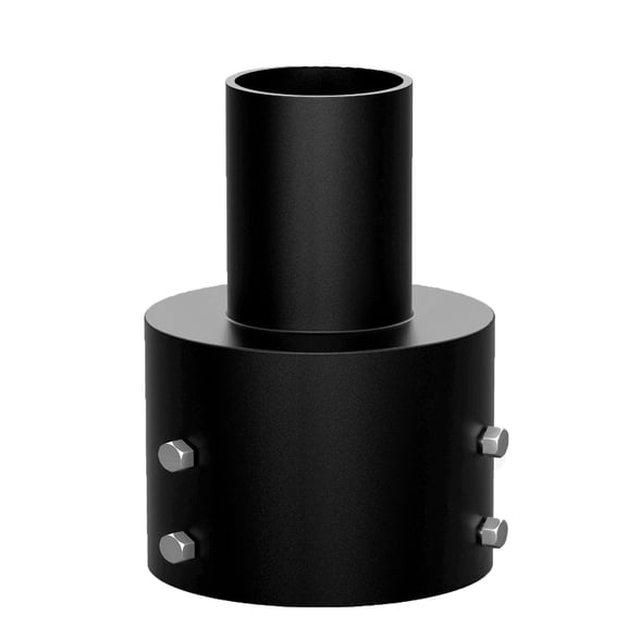 Choierled 4 to 3 Pole Top Reducer for LED Post Top Light, Light Fixture Mount Tenon Adapter for Outdoor Lighting