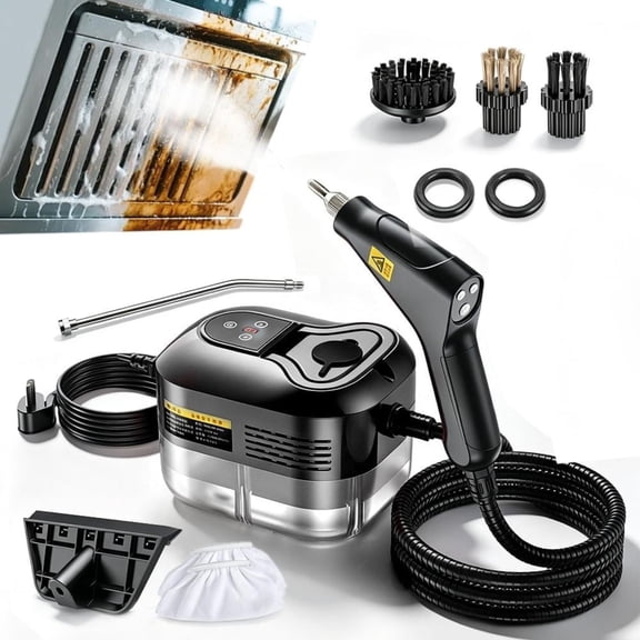 Choimix Steam Cleaner, 2500W Handheld High Pressure Steamer for Cleaning, 15s Fast Heating 221°F, with Handle Control, 6 Levels Adjustable, 1.2L Tank for Grout, Kitchen, Car, Floor