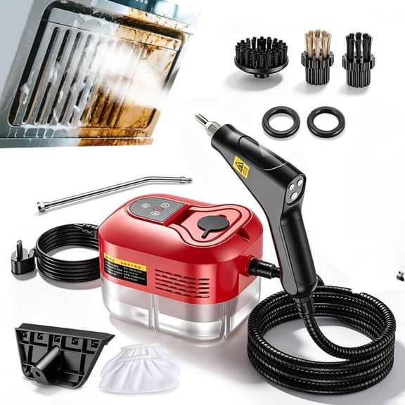 Choimix Steam Cleaner, 2500W Handheld High Pressure Steamer for Cleaning, 15s Fast Heating 221°F, with Handle Control, 6 Levels Adjustable, 1.2L Tank for Grout, Kitchen, Car, Floor