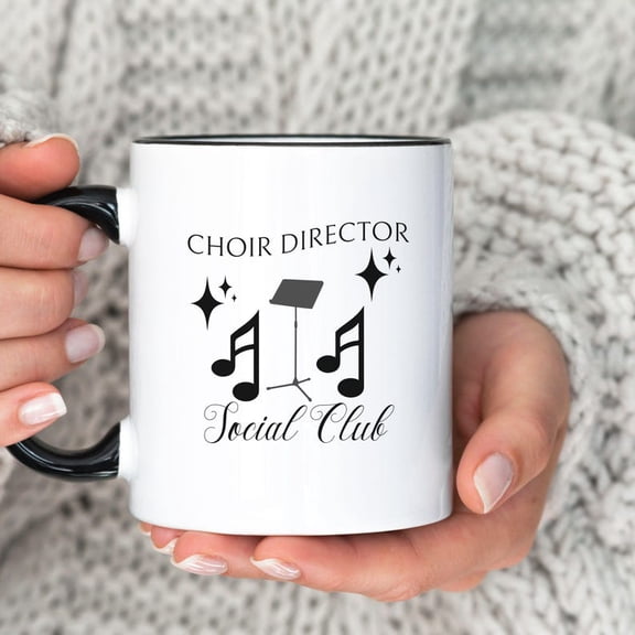 Choir Director Mug, Gift for Music Lover, Ceramic Mug Coffee cup for Choir TeaC1her RetiR1em1ent, TeaC1her Appreciation week, New TeaC1her gift