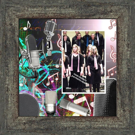 Choir, Lead Singer Gifts Show Choir or Concert Choir Personalized Picture Frame, 10X10 3515