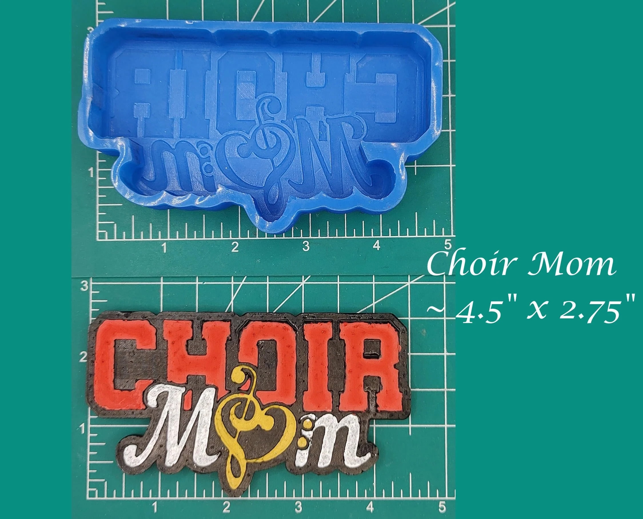 Choir Mom Silicone Freshie Mold