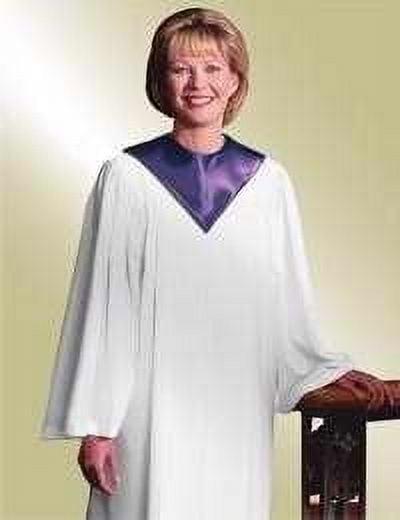 Temo Robe Choir Robe-Tempo-Open Sleeve-C54/CT022-White - Walmart.com