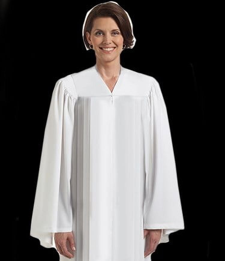Temo Robe Choir Robe-Tempo-Open Sleeve-C54/CT042-White - Walmart.com