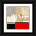 thumbnail image 1 of Choisy, Christian 12x12 Black Ornate Wood Framed with Double Matting Museum Art Print Titled - Bateaux en hiver, 1 of 4