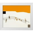 thumbnail image 1 of Choisy, Christian 14x12 White Modern Wood Framed Museum Art Print Titled - La route du desert I, 1 of 4