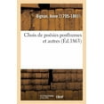 thumbnail image 1 of Choix de Poésies Posthumes Et Autres (Paperback), 1 of 1
