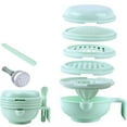 thumbnail image 1 of Chok Kids PP Plastic Food Masher Maker Manual Baby Feeder Processor Smasher Serve Bowl Fruit Grinder 9-in-1, 1 of 5