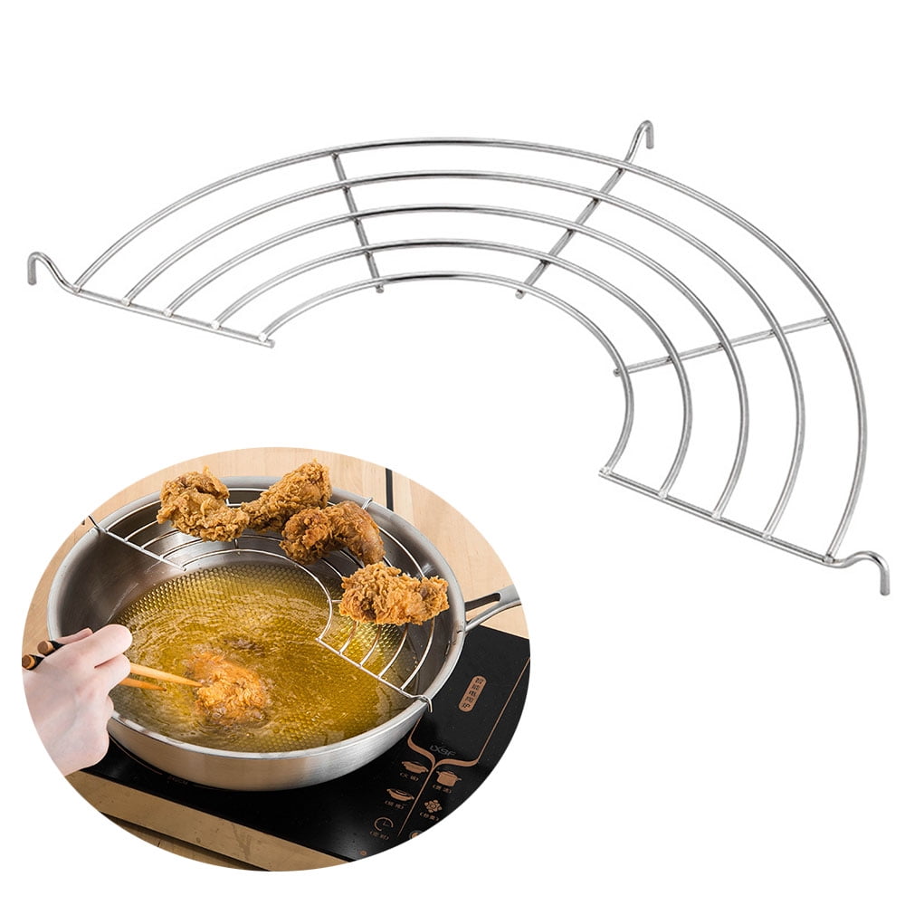 Chok Semicircle Oil Draining Rack Tempura Rack Stainless Steel Grill ...