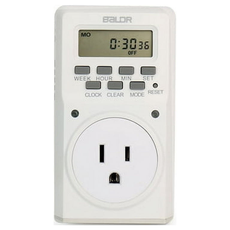Chok Timer Outlet, Programmable 110V/220V Pump Timer Switch, Minimum  Setting by Seconds, Timing Socket Converter, Power Timing Automatic Control