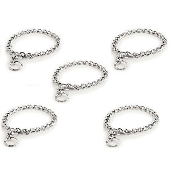 Choke Chain Dog Collar Stainless Bulk Packs Xtra Heavy 4mm 30 Inch Pick Quantity(50)
