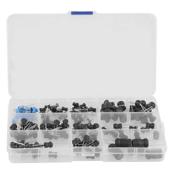 Choke Inductors Kit Vertical Inductors, 145Pcs 10uH-10mH Assorted Kit with Pin Structure, for General Electronics