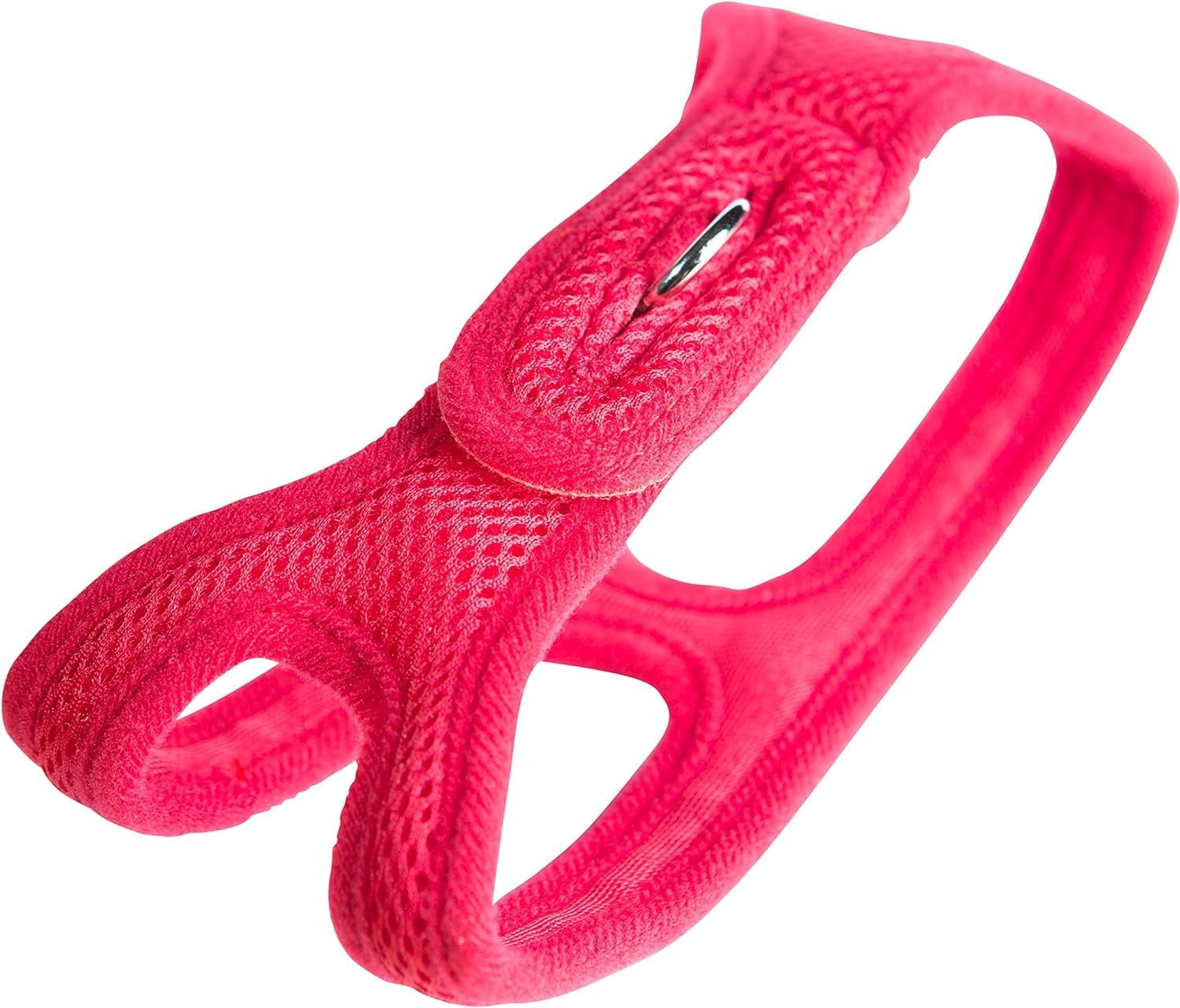 ChokeFree AS-VL-RD Velpro Mesh Pet Shoulder Harness Collar, 18", Red