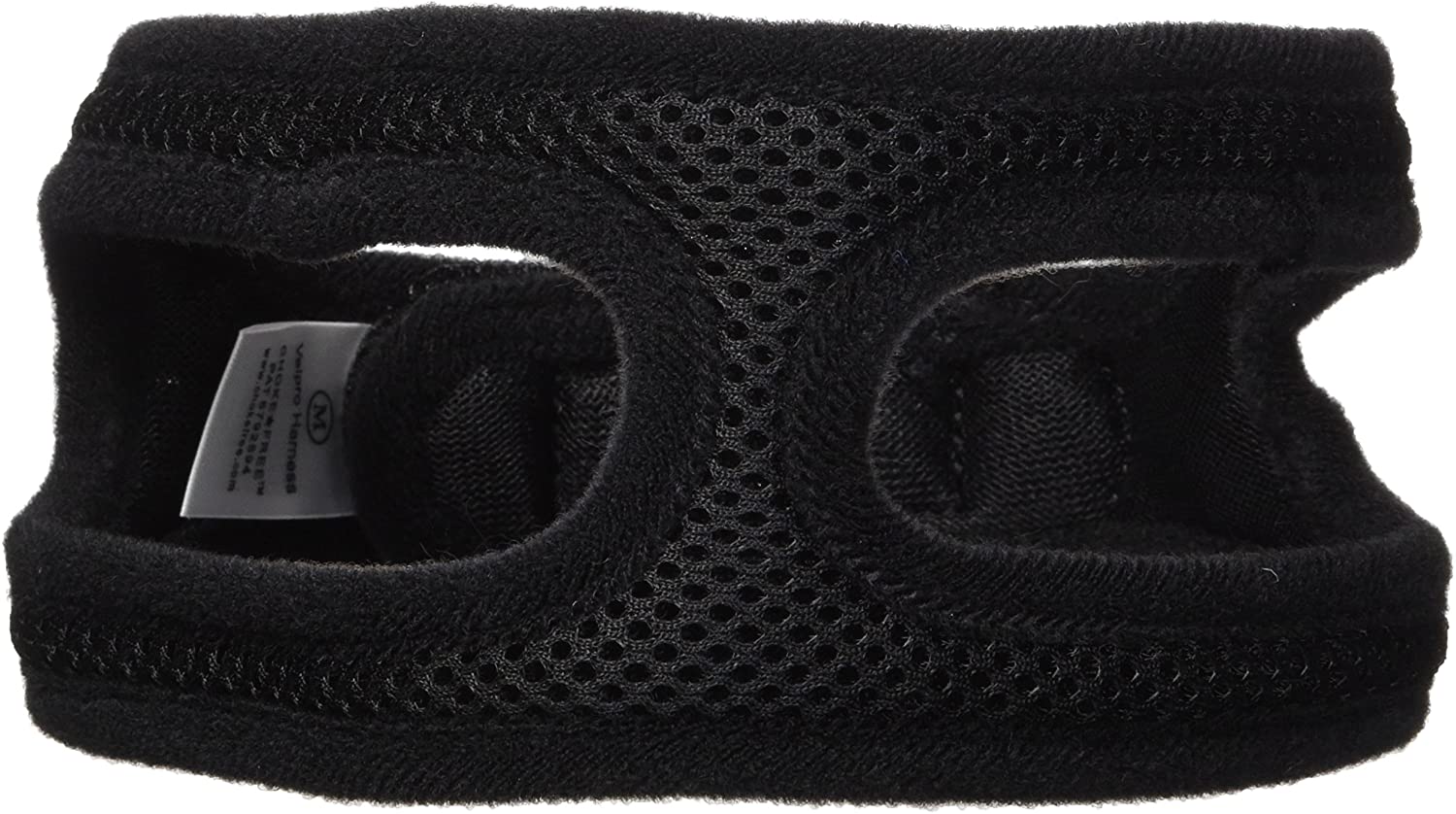 ChokeFree Velpro Mesh Pet Shoulder Harness Collar, 16, Black