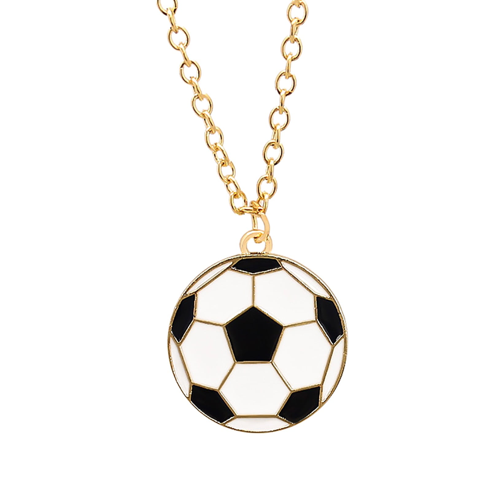 Chokers for Girls 10-12 Ball Collection Sports Necklace Mini Ball Model  Stainless Steel Necklace Children's Sports Pendant Necklace Circle Necklace