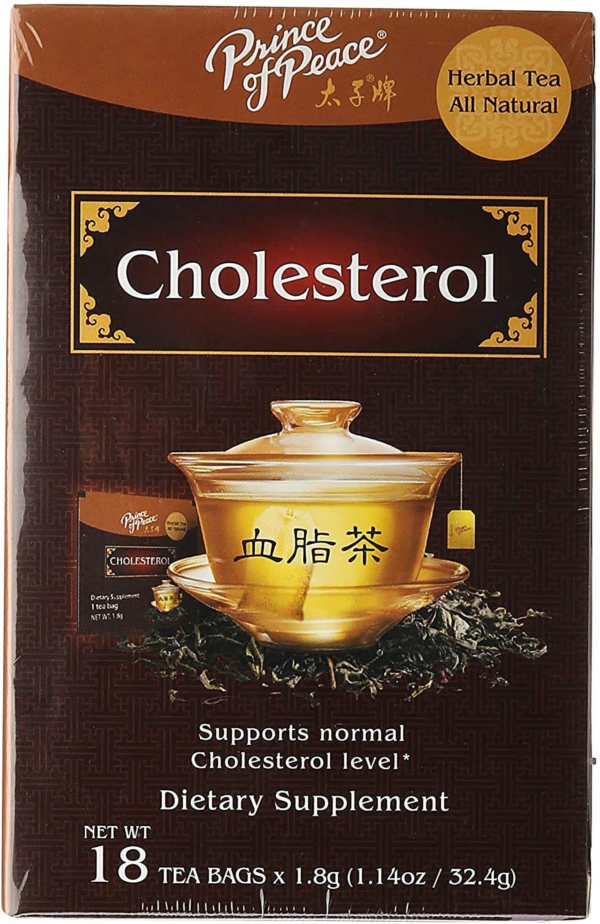 Cholesterol Tea, 4 Pack 18 Tea Bags Each Tea Bags Tea for