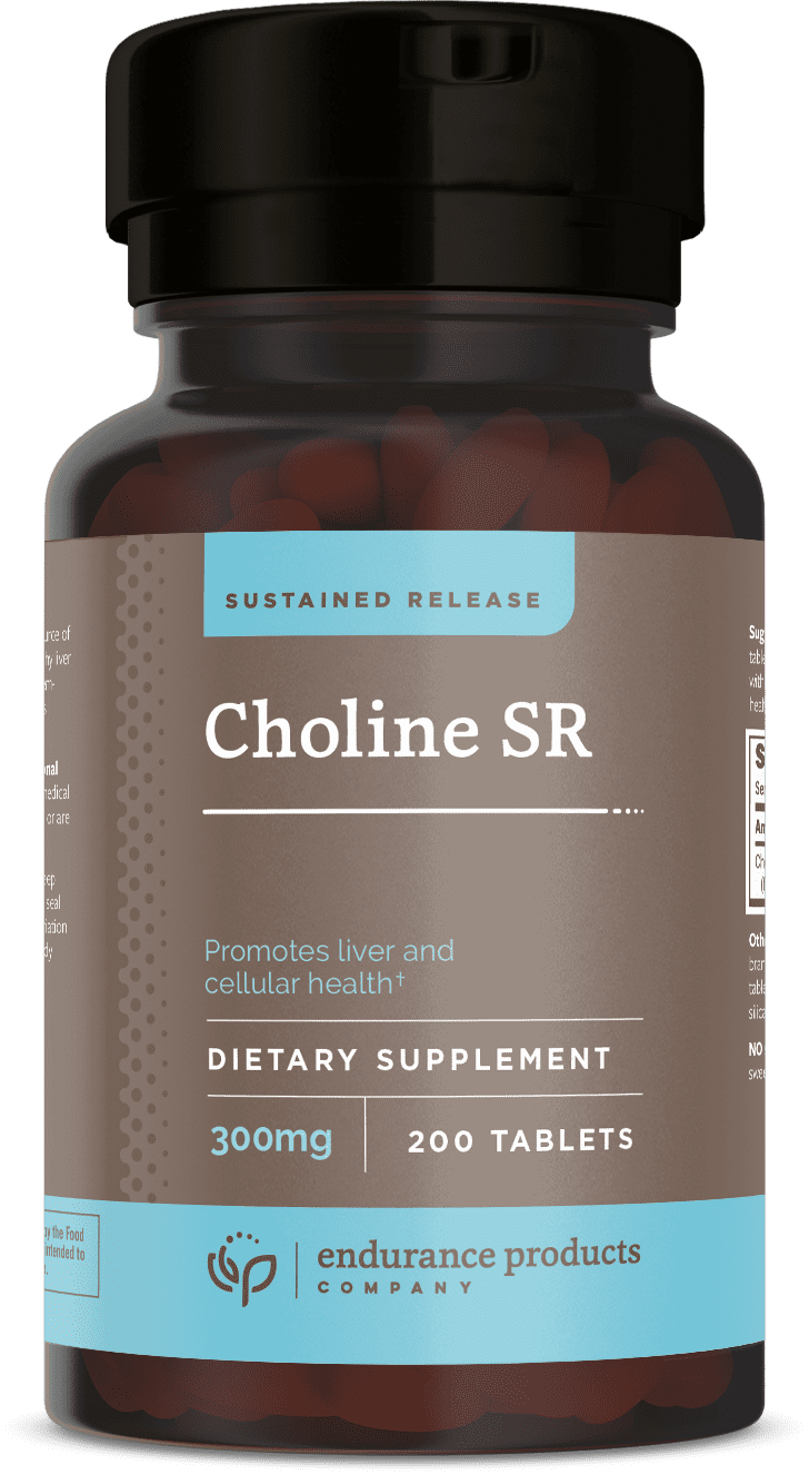 Choline Bitartrate Sustained Release 300mg 200 Tablet Promotes