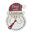thumbnail image 1 of Chollius Wooden Christmas Countdown Calendar Pendant Snowman/Santa Claus Shaped Count Down Clock, 1 of 5