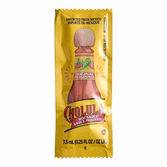 Cholula 0.25 fl. oz. Original Hot Sauce Portion Packet - 200/Case