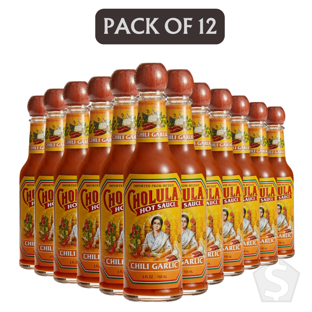 Cholula 5 fl. oz. Chili Garlic Hot Sauce - 12/Case