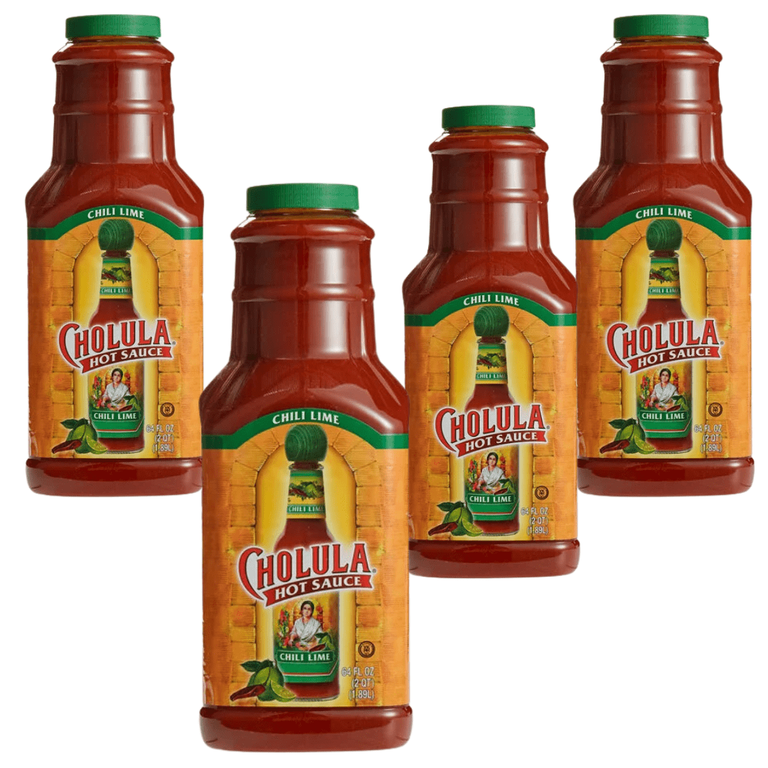 Cholula 64 fl. oz. Chili Lime Hot Sauce - 4/Case