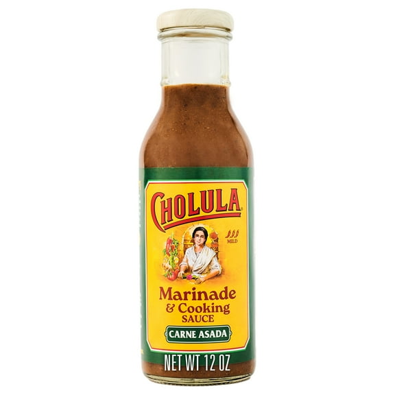 Cholula Carne Asada Marinade & Cooking Sauce, 12.0 fl oz Bottle