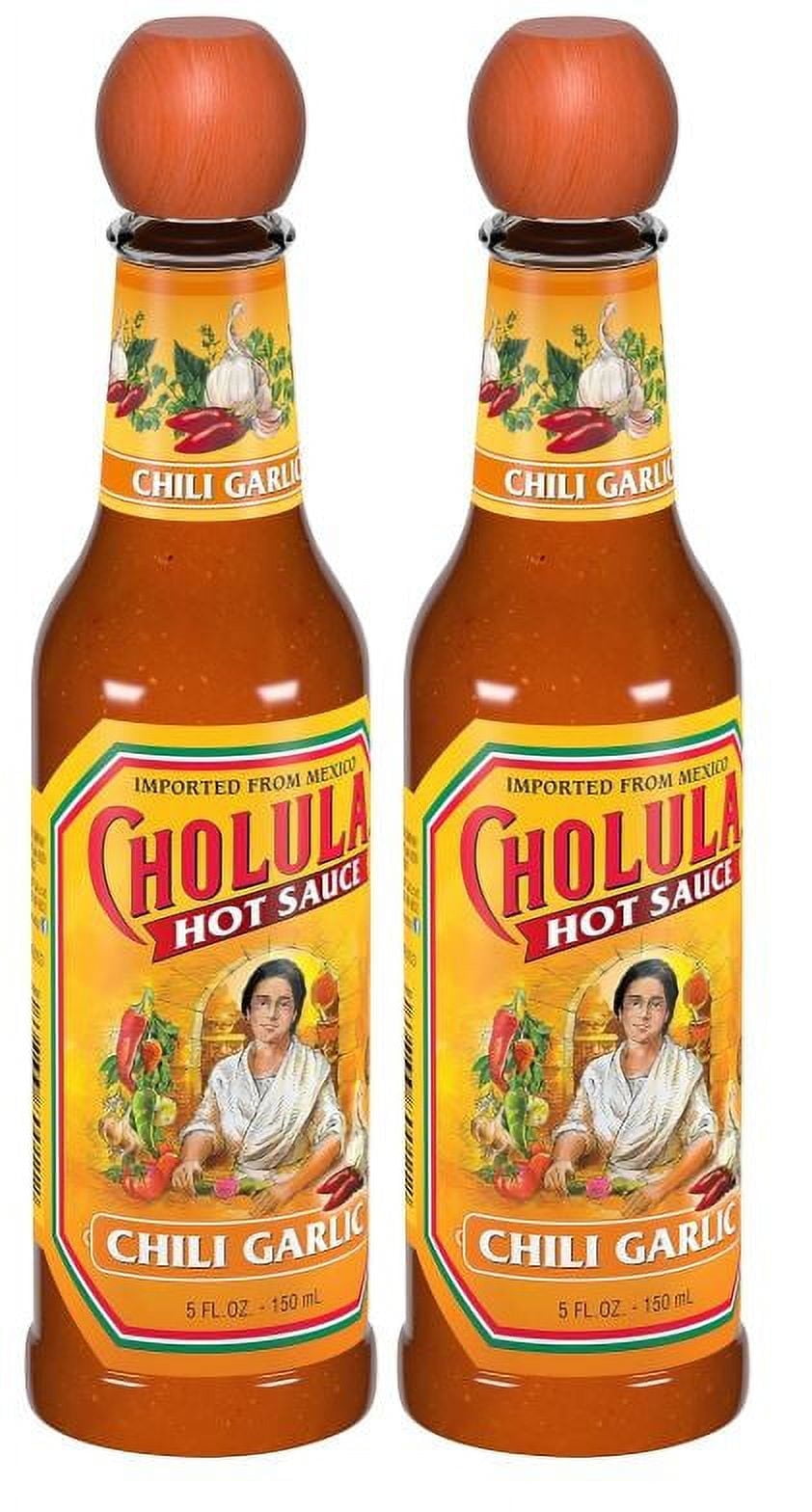 Cholula Chili Garlic Hot Sauce, 5 fl oz, Pack of 2