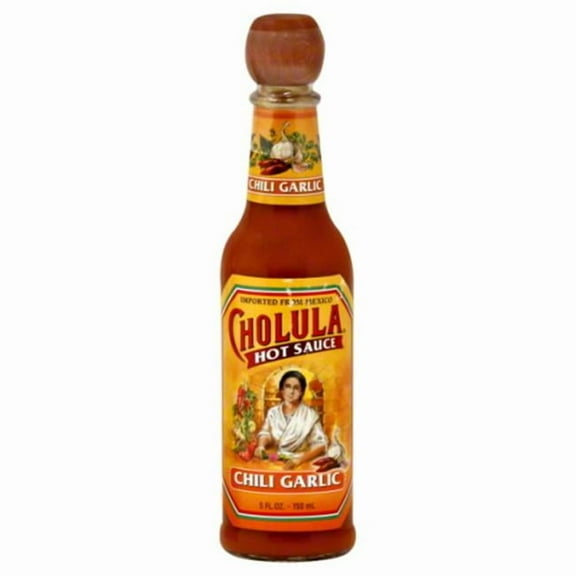 Cholula Hot Chili Garlic Hot Sauce, 5 oz, Pack of 6