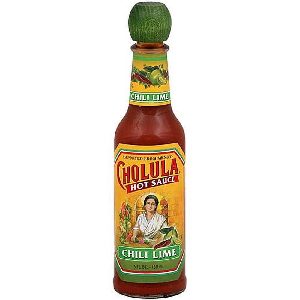 Cholula Chili Lime Hot Sauce, 5 oz (Pack of 6)