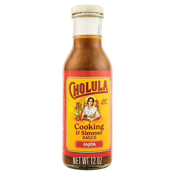Cholula Fajita Cooking & Simmer Sauce, 12.0 fl oz Bottle