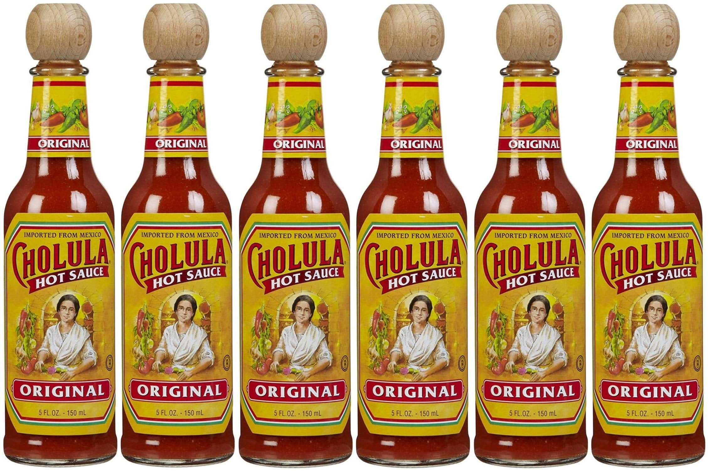 Cholula Hot Sauce, 5-Ounce Bottles (Pack of 12)